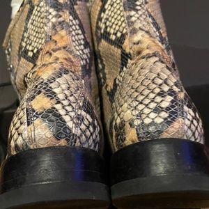 Snakeskin Frye Boots